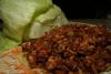 minced chicken with lettuce cups