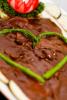 drunken lengua in mushroom brown sauce
