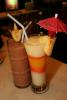 choco peanut banana shake - four seasons shake