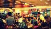 dining near the counter