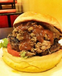 Rib burger