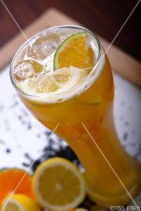 Kumquat and Lemon Iced Tea