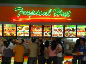 Tropical Hut Hamburger