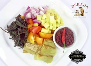 ensaladang talong  at mangga