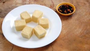 Fried Savory Taho Squares