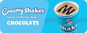 creamy shakes chocolate
