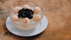 Herb Jelly with Lychee