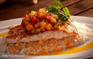 surgeon fish with mango