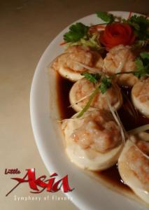 steamed minced shrimp with tofu