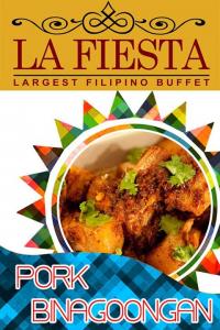 La fiesta Pork Binagoongan