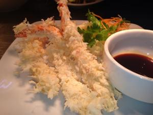 Ebi Tempura prepared