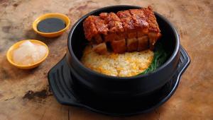 Lechon Macau Over Fried Rice