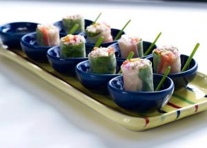 Smoked Fish Spring Rolls