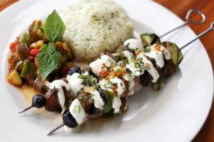 Socrates souvlaki kebab