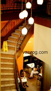 going upstairs