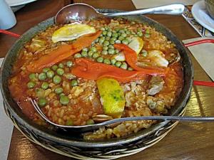 Paella Valenciana for sharing