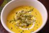 Pumpkin Flower Soup With Shrimp