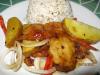 Vege Steak With Potato And Onion
