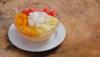 Almond Jelly W/ Tropical Fruits